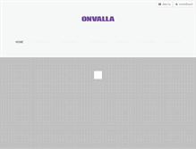 Tablet Screenshot of onvalla.com
